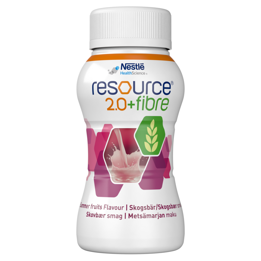 Resource 2,0   fibre næringsdrikk skogsbær 4x200 ml