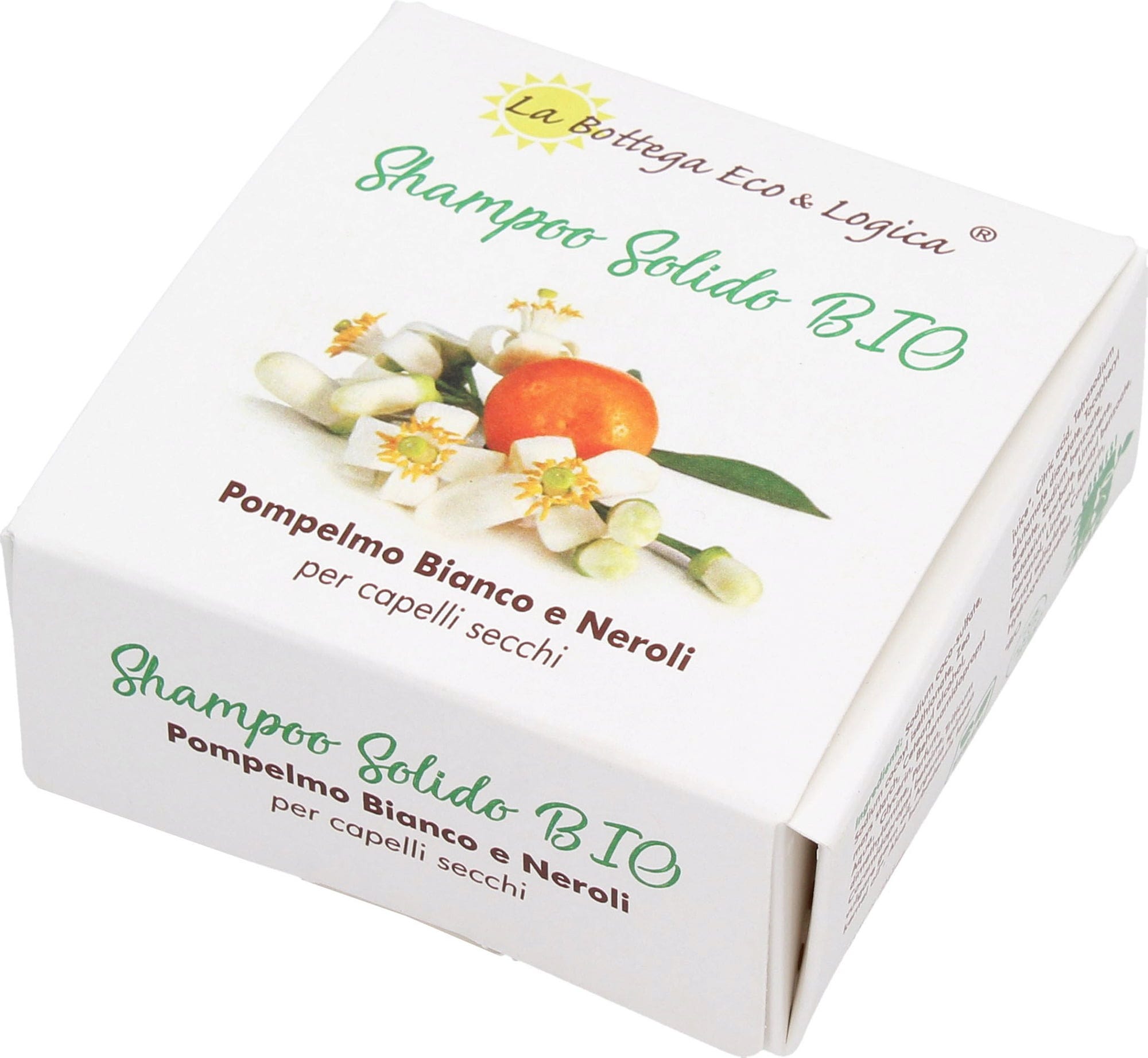 La Bottega Eco & Logica  Festes Shampoo Weiße Grapefruit & Neroli, 60 g