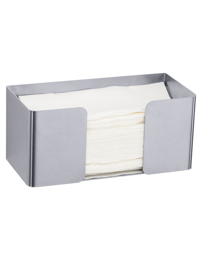 Proox One dispenser voor papieren handdoeken laag RVS