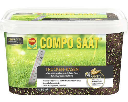COMPO SAAT® droog gazonzaad, 2 kg voor ca. 80 m²