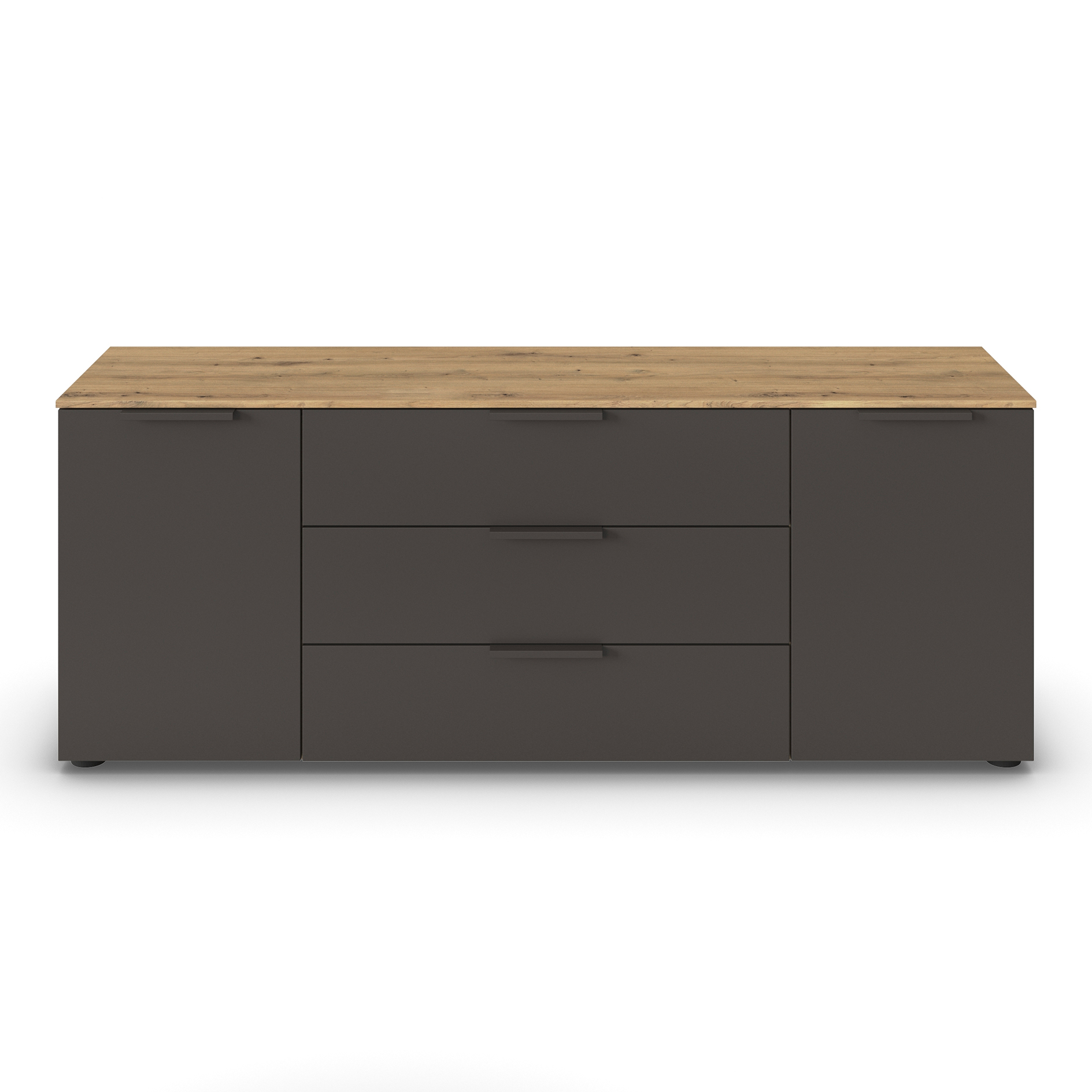 Lowboard - Artisan Eiche-graphit - 160 cm
