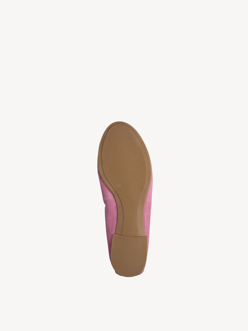 Leren Ballerina - roze
