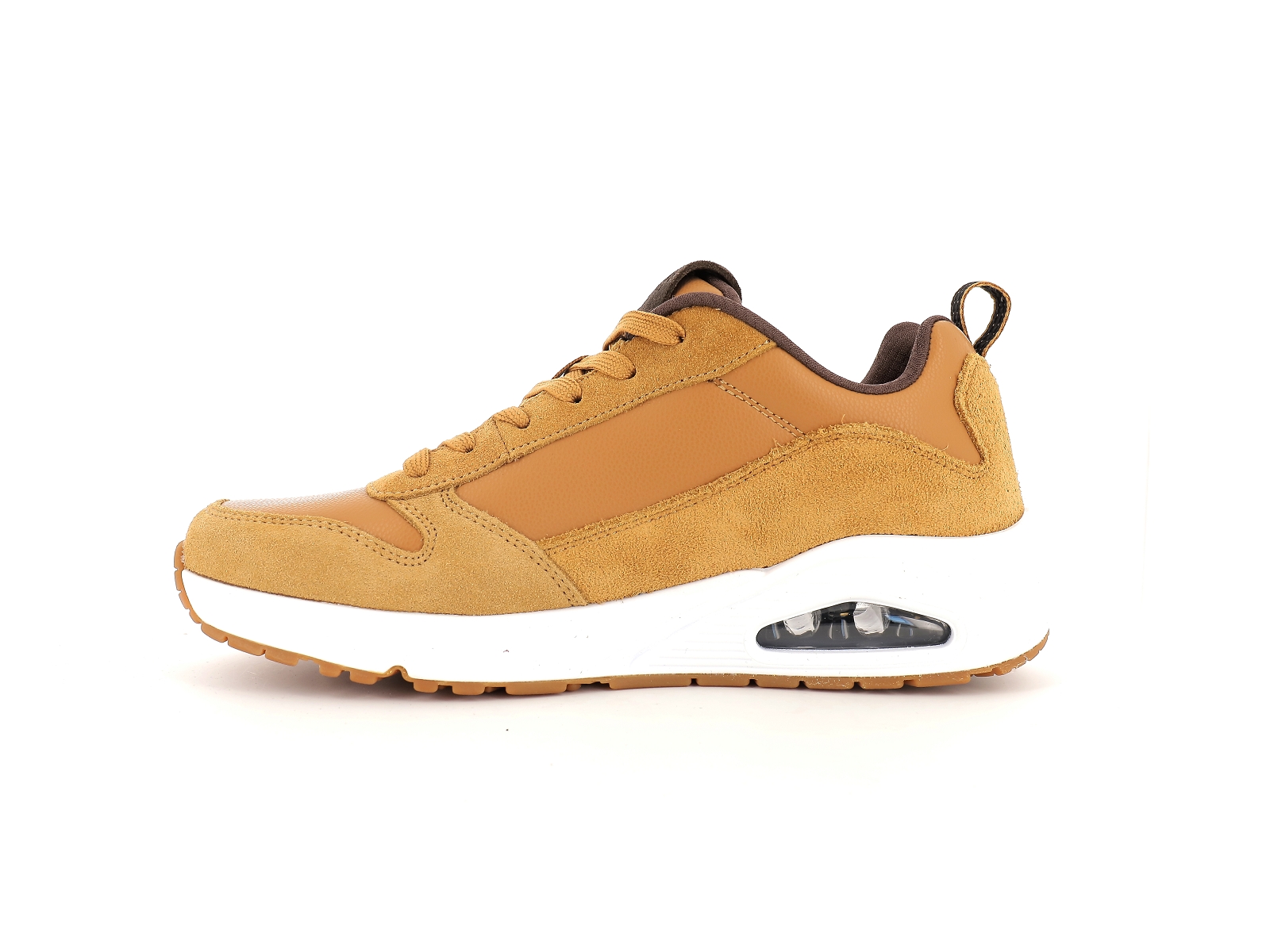 Skechers-UNO STACRE Matières combinées Camel