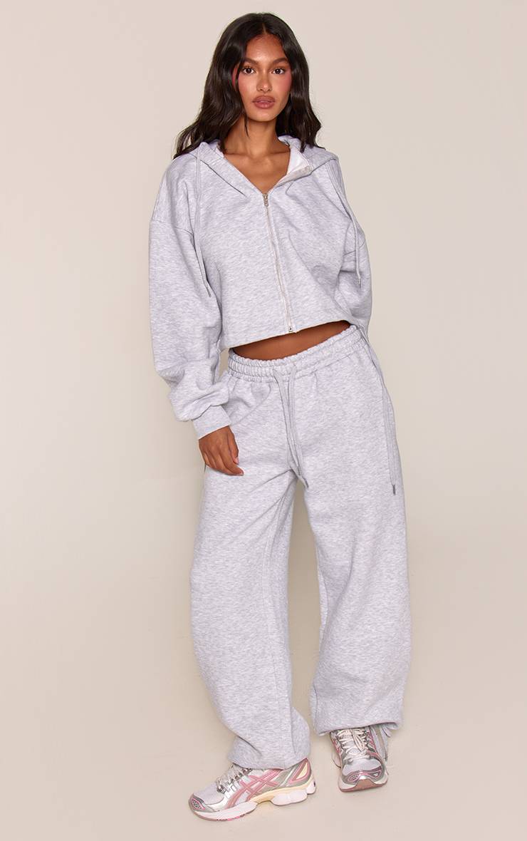 Gris Cendré Sweat À Casynthétiqueche Zippé Avec Ourlet À Cordon