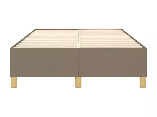 Sommier à lattes de lit Taupe 120x200 cm Tissu