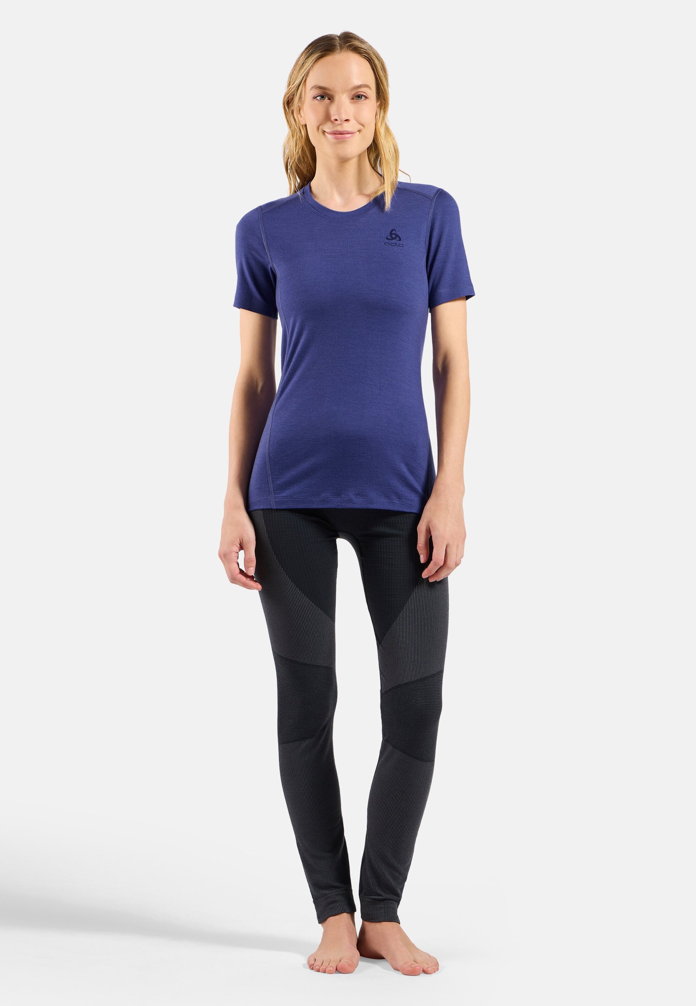 Natural Merino 200 Base Layer T-shirt in Skipper Blue
