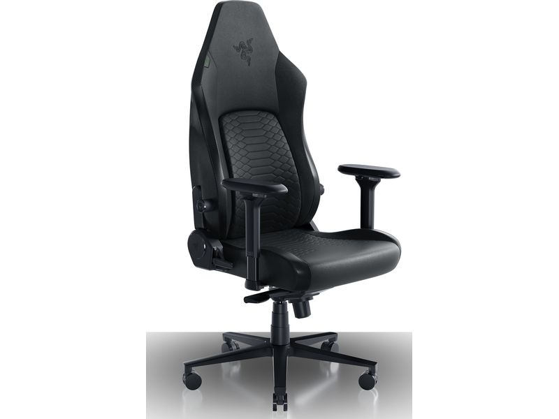 Razer Gaming-Stuhl Iskur V2 Schwarz Gaming-Stuhl aus Kunstleder mit 136 kg Belastbarkeit