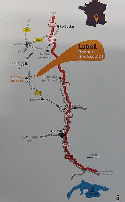 LABEIL ESCALADE AU ROCHER DES ESCLOPS