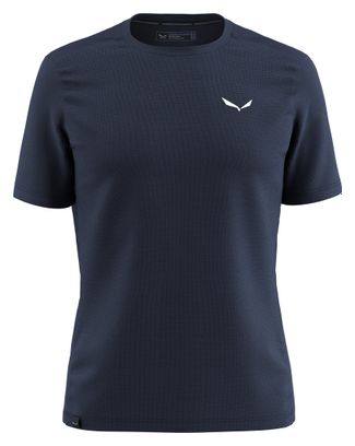 T-Shirt Technique Homme Salewa Puez Hybrid Dry Bleu