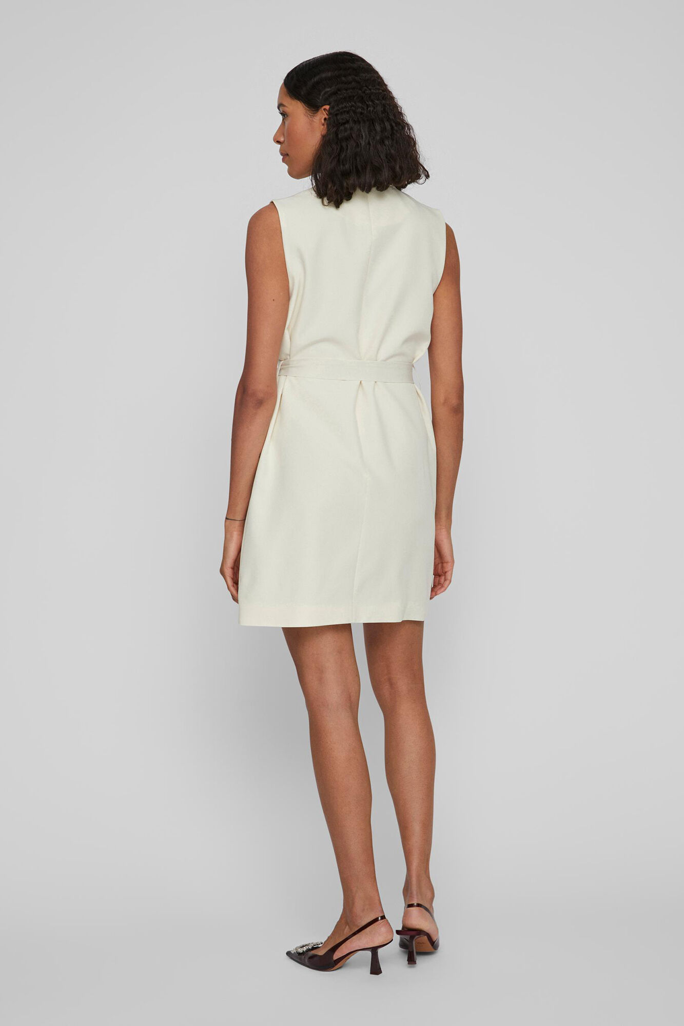 Vestido Blazer Colete - Cinza