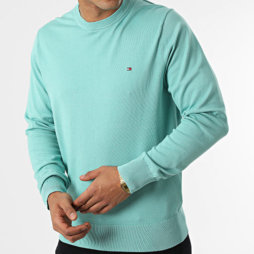 Sweat crewneck 1985 1316 Vert Turquoise