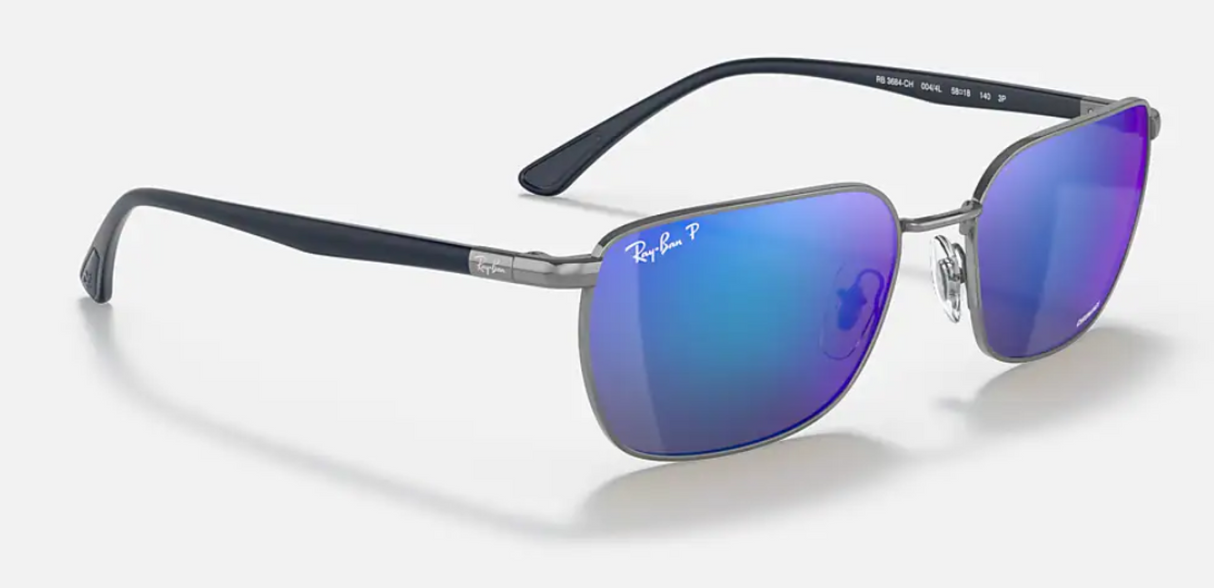 Ray-Ban<br>RB3684CH Gunmetal Polarized