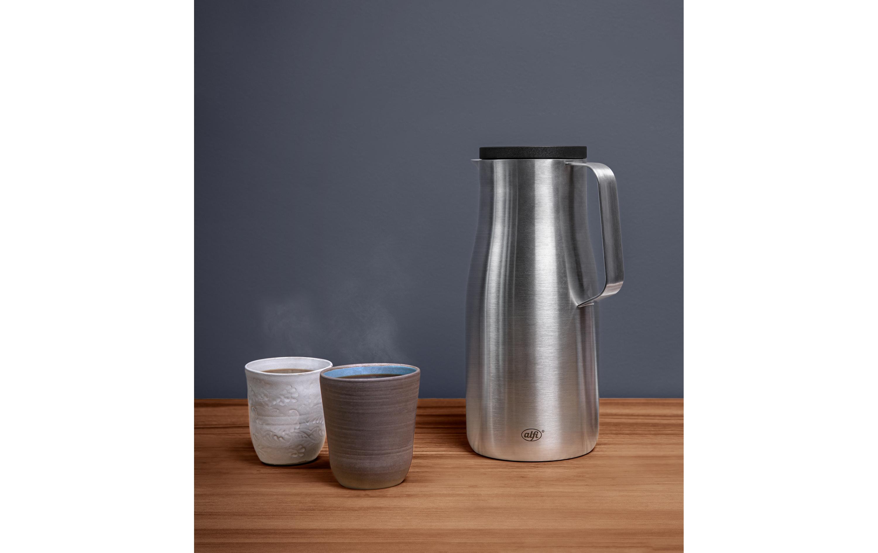 Thermoskanne Studio 1500 ml, SilberKaraffe aus Edelstahl
