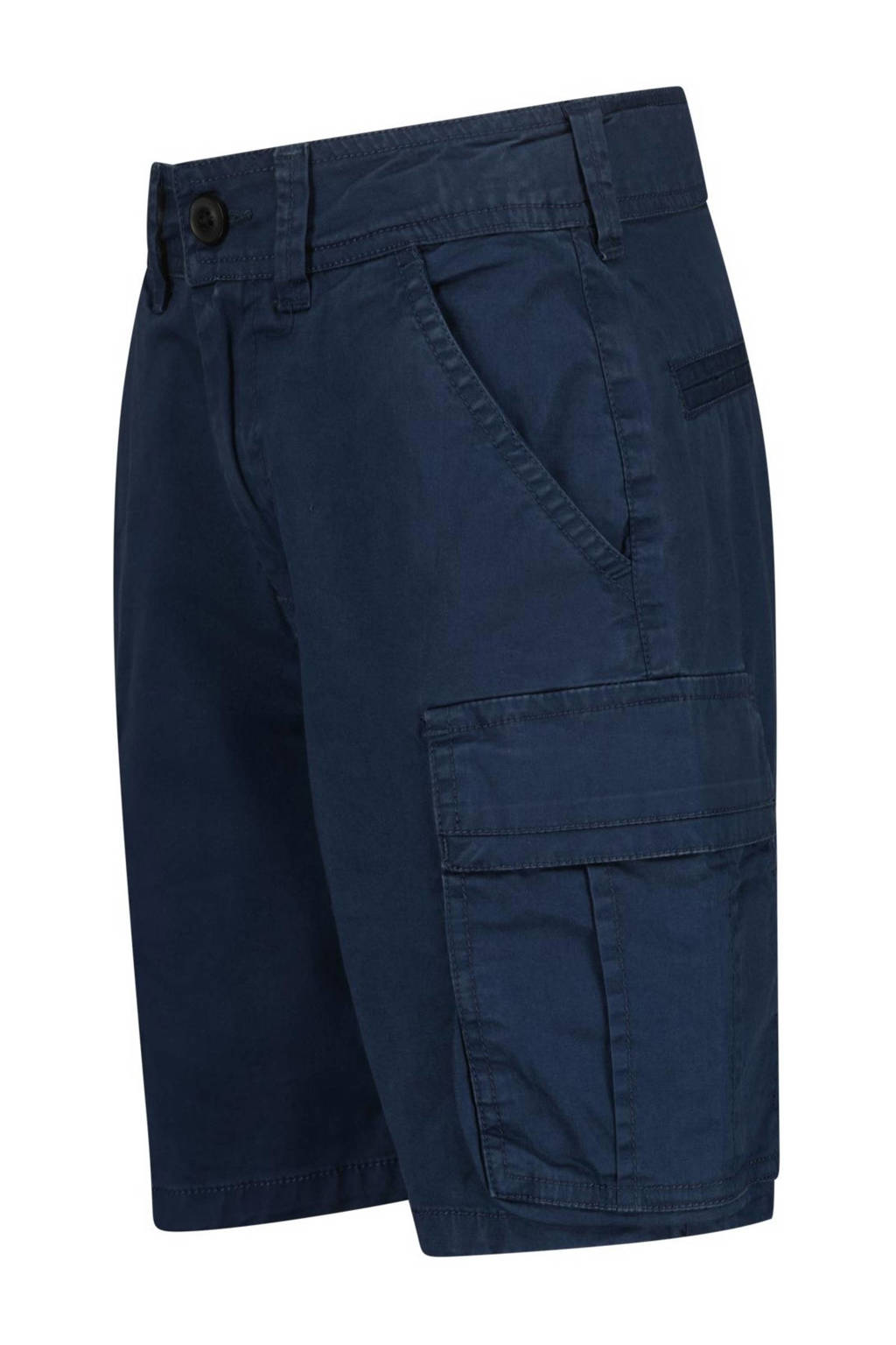Vingino regular fit cargo short Riof donkerblauw