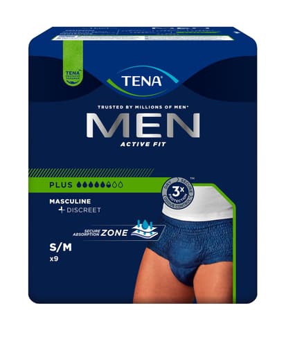Tena men pants plus blau S/M