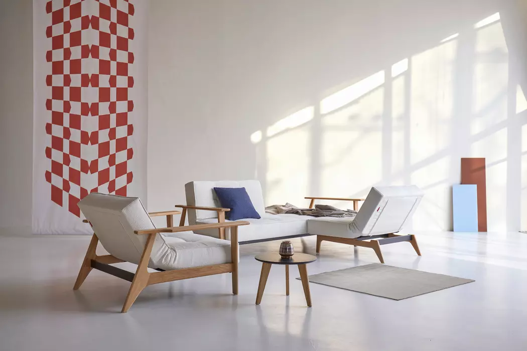 Schlafsofa Splitback Frej Eiche
