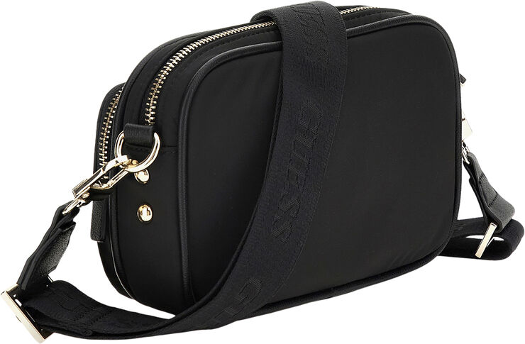 GUESS ECO GEMMA CROSSBODY CAMERA Black