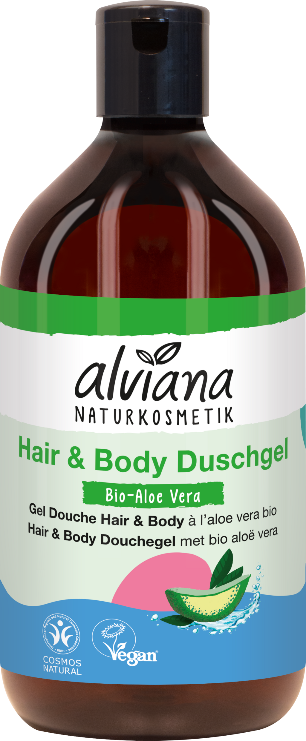 alviana Naturkosmetik  Hair & Body Duschgel, 500 ml