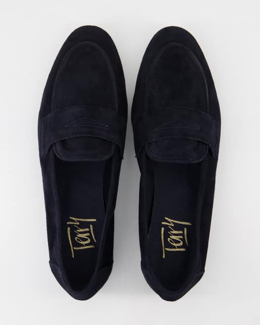 Terry Abete Slipper in Blau