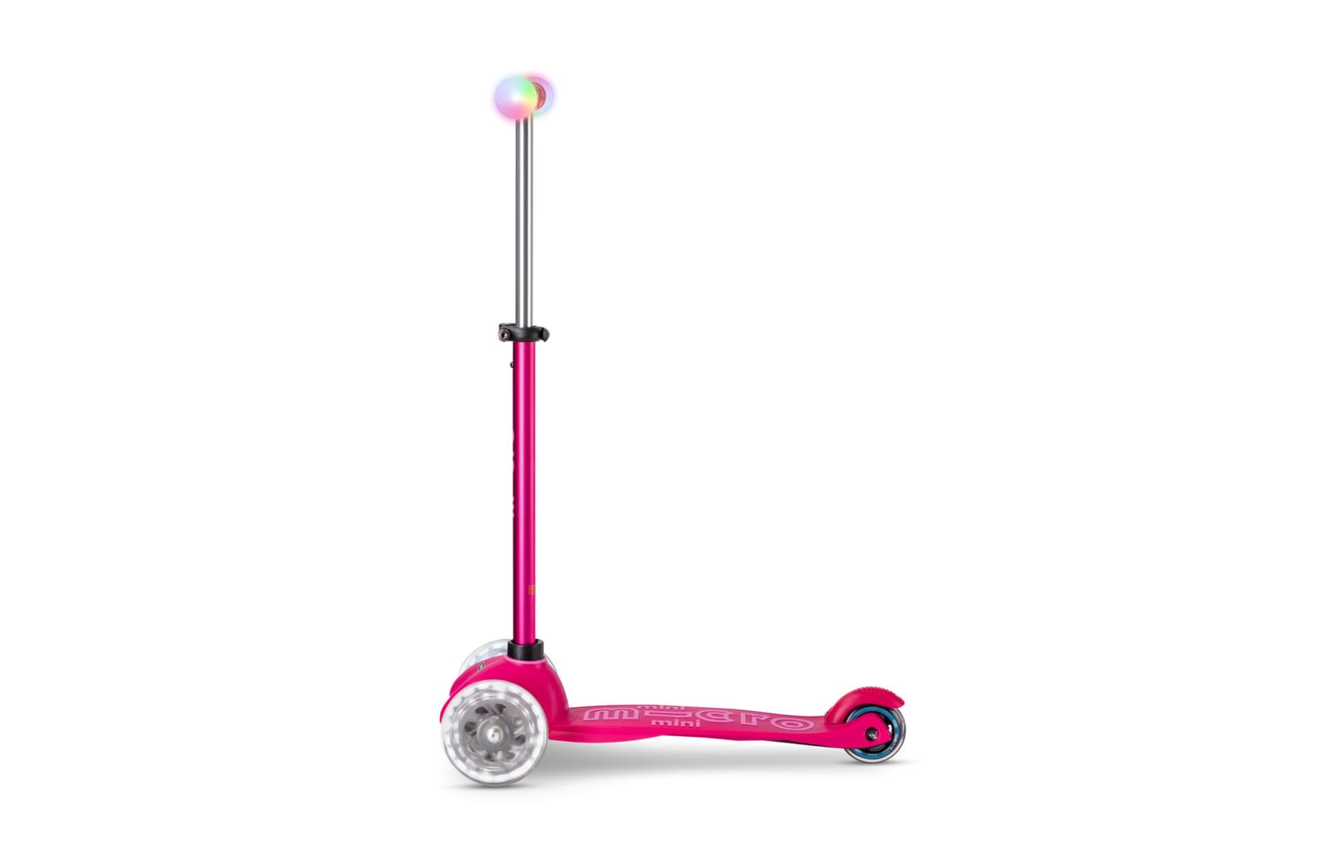 Kickboard Mini2Grow Deluxe Magic LED, PinkAll-in-one Scooter für die ersten Lebensjahre