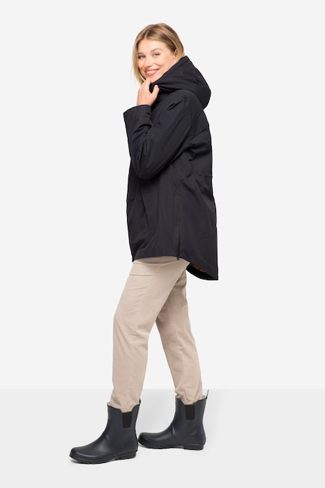 3-in-1-Funktionsjacke, Kapuze, Teddyfleece-Innenjacke