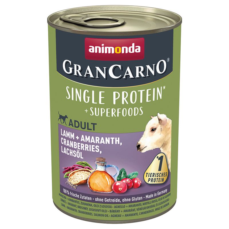 animonda GranCarno Adult Superfoods 6 x 400 g