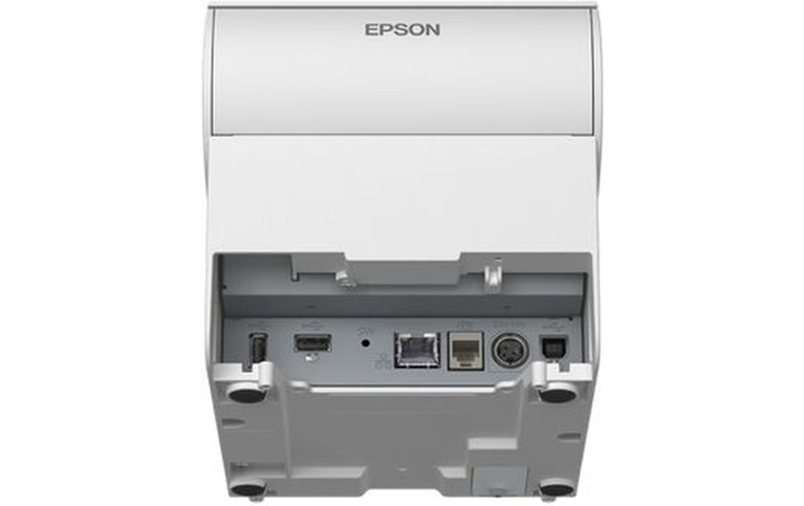 Thermodrucker TM-T88VII (LAN / USB / Serial / White)<br>Leistungsstarker, umweltfreundlicher Bondrucker mit bewährter Zuverlässigkeit vom Marktführer
