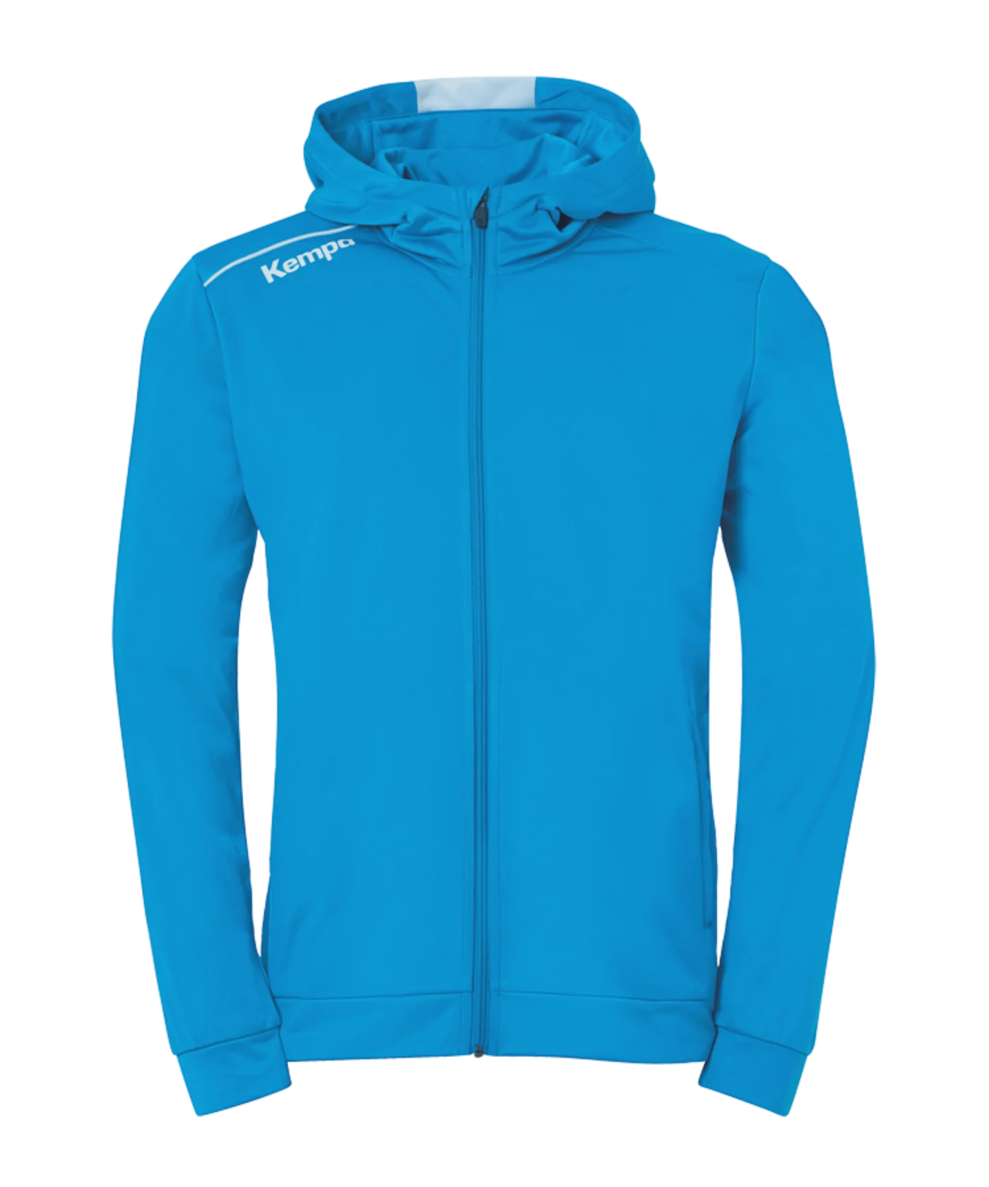 Kempa Player Kapuzenjacke Kids Hellblau Weiss F02