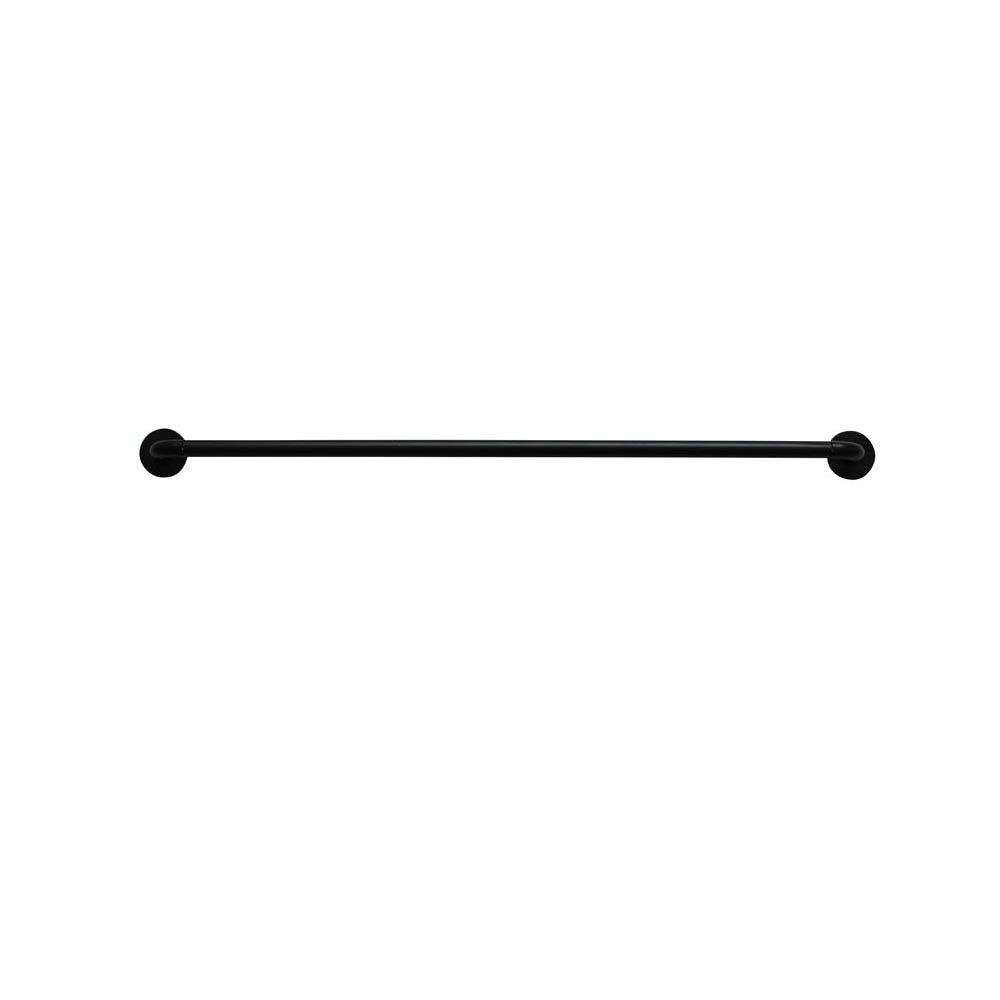 Tringle à vitrage auto adhésive Extensible Métal Noir 40-70 cm
