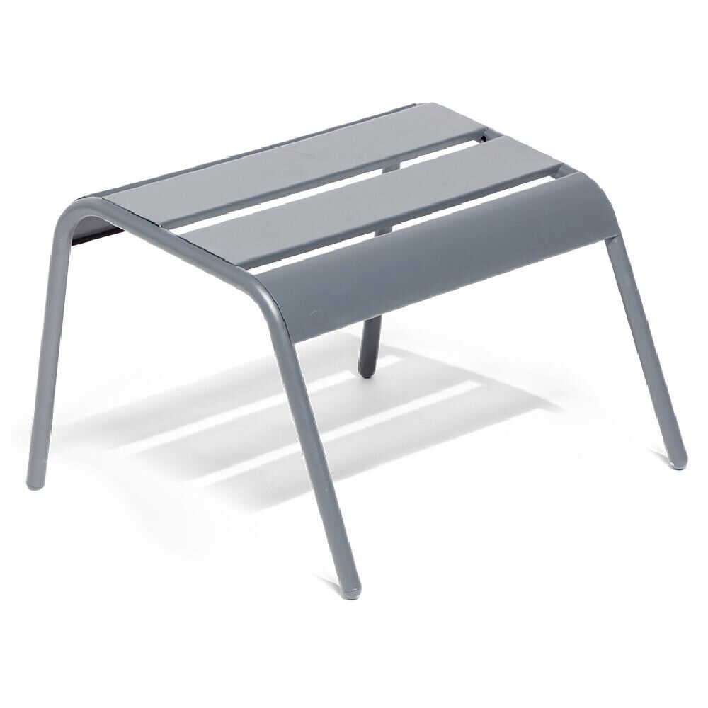 Repose-pied Fun métal gris 48x45xH32cm