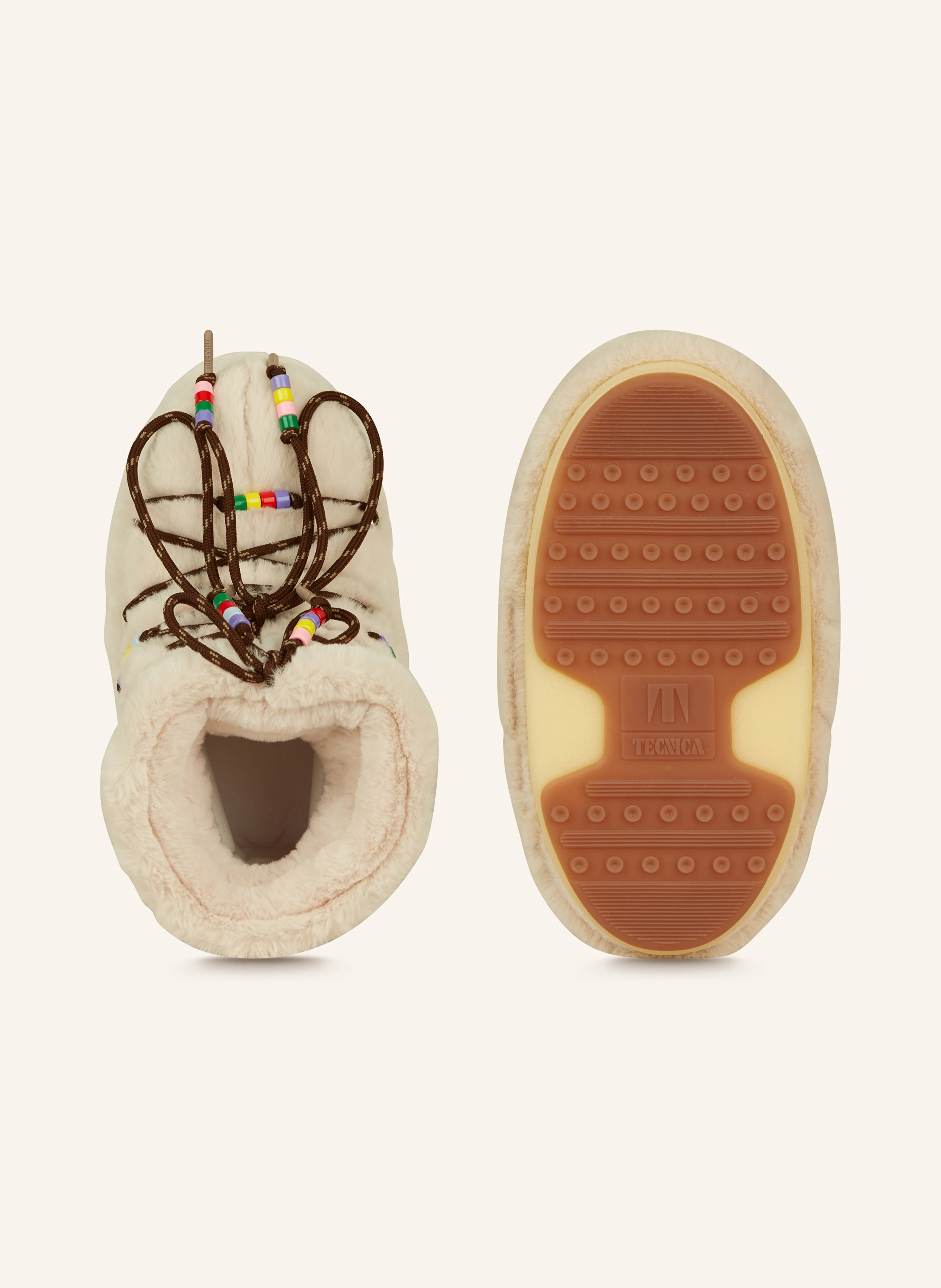 MOON BOOT Moon Boots ICON LOW FAUX FUR BEADS