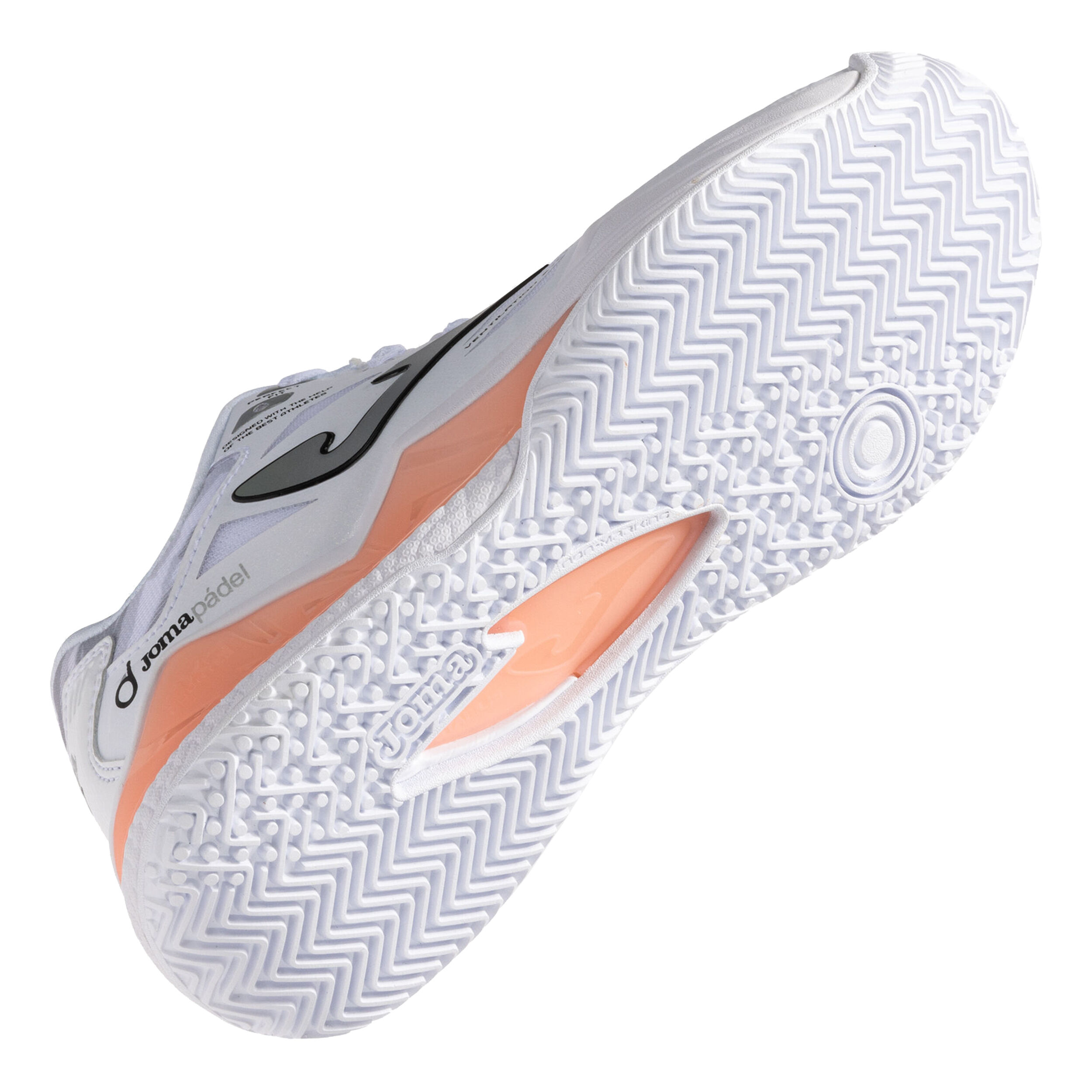 Joma Spin Chaussures Padel Femmes - Blanc , Corail