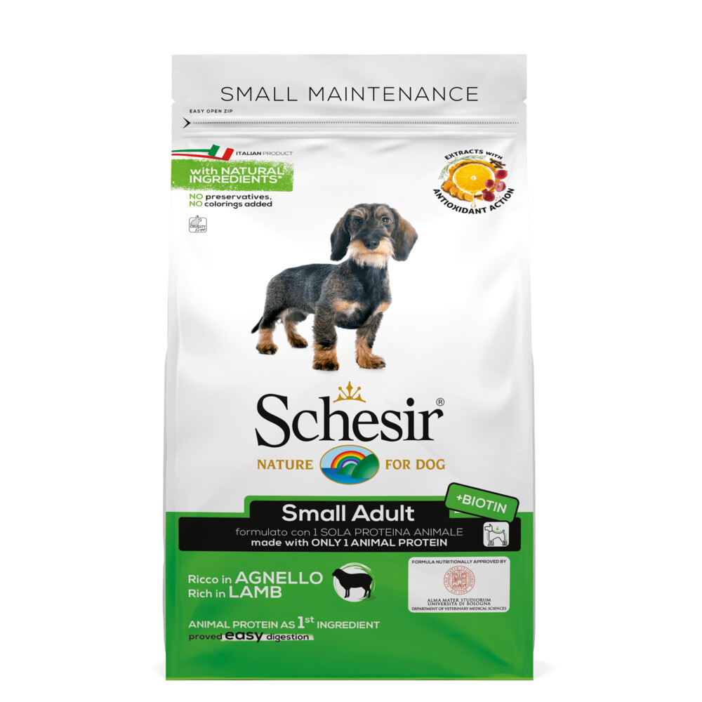 Schesir Hond Dry Maintenance Small Lam2 kg