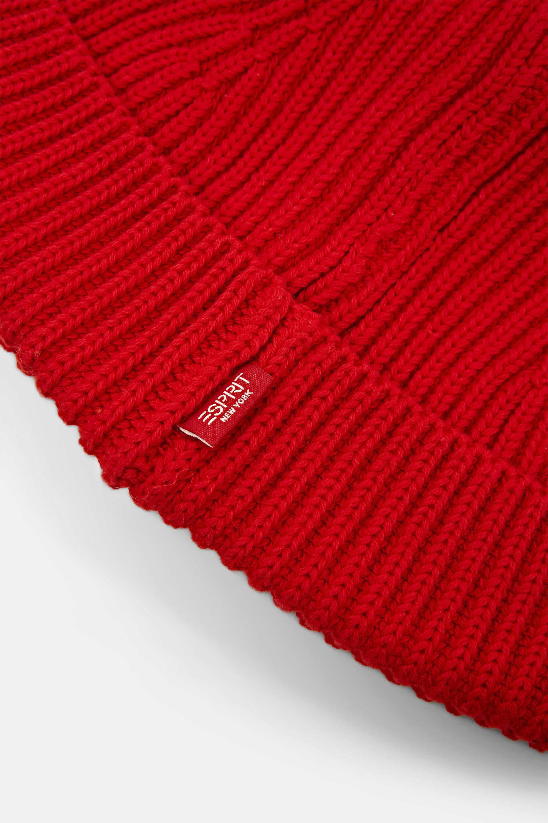 Bonnet en coton côtelé