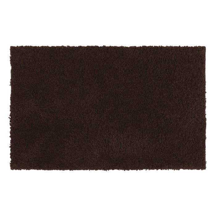 Sky Soft Badmat - Rechthoekig - Antislip achterkant - Bruin / 70 x 120 cm