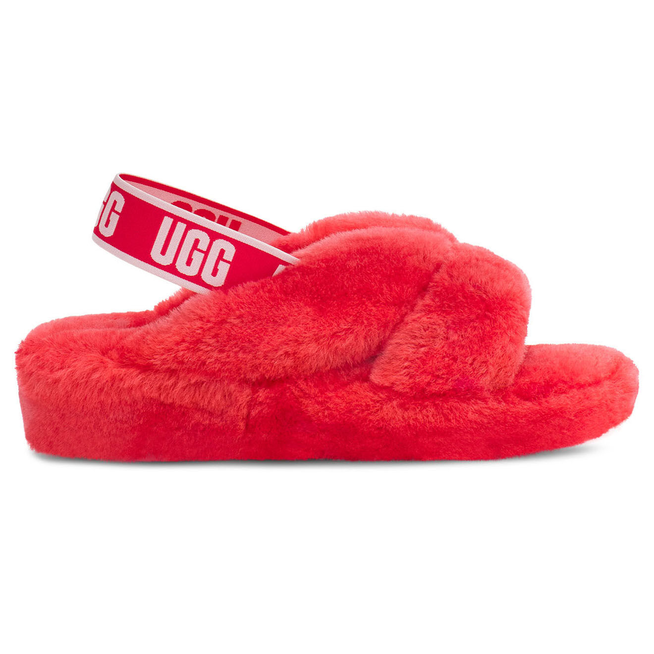 Ugg Sandales chaussons en Peau de mouton Fab Yeah roses