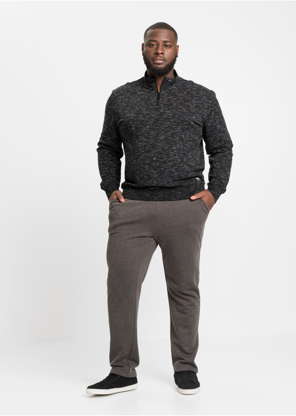 Sweat-shirt à col camionneur