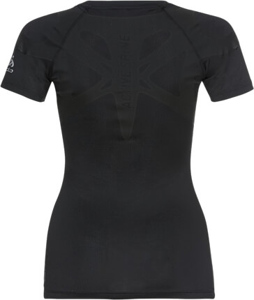 Odlos/s crew neck Active Spine - schwarz