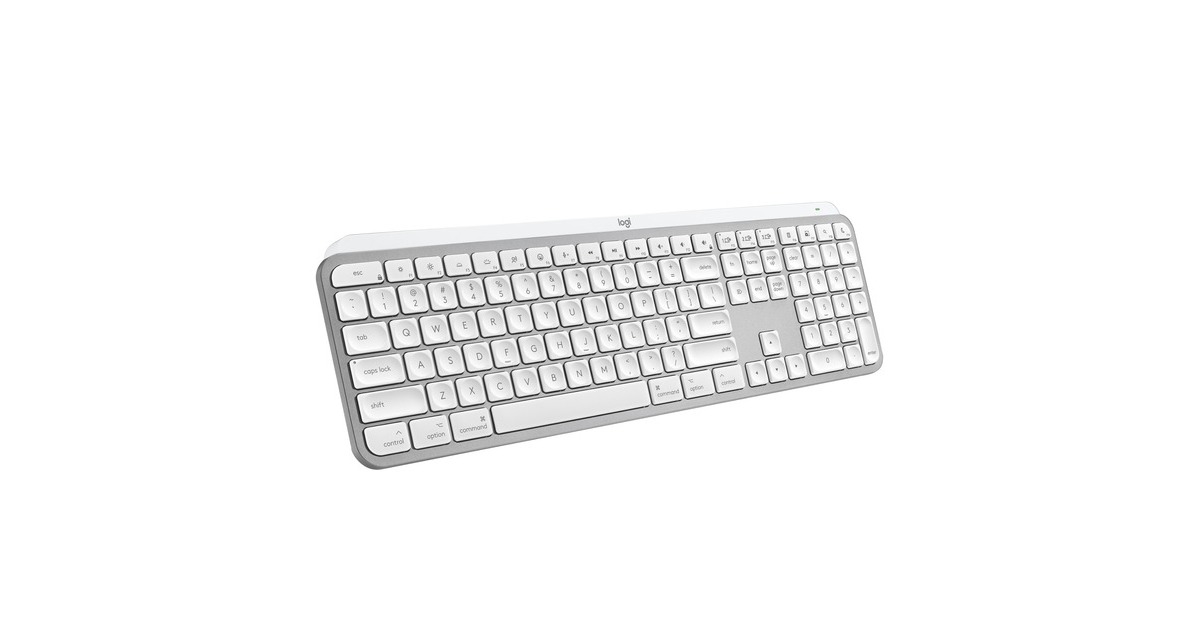 LogitechMX Keys S for Mac, toetsenbord  (Lichtgrijs, US-International, Bluetooth Low Energy)