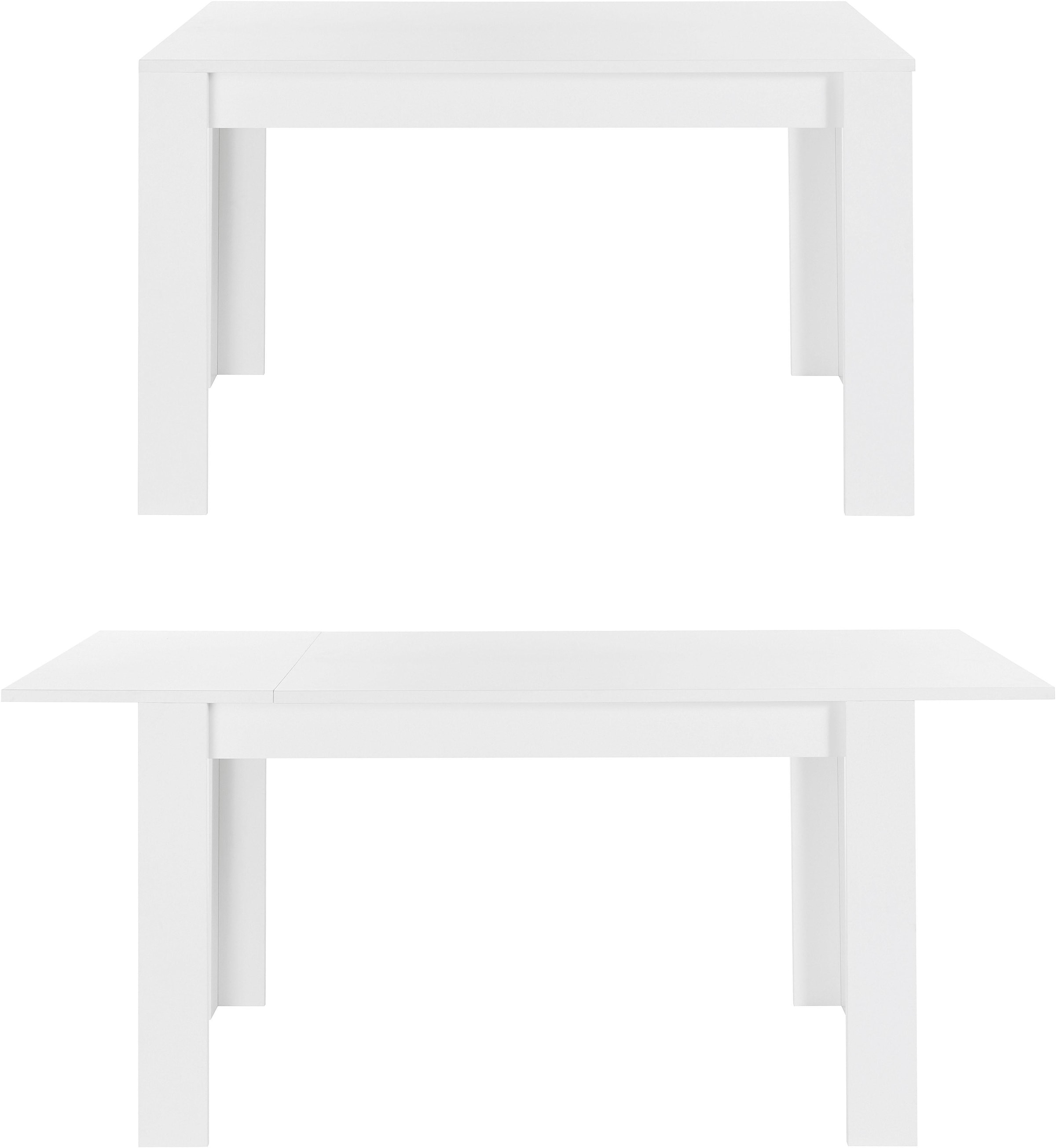 INOSIGN Esstisch »Firenze« Beite 137-185 cm, inkl. Ansteckplatte