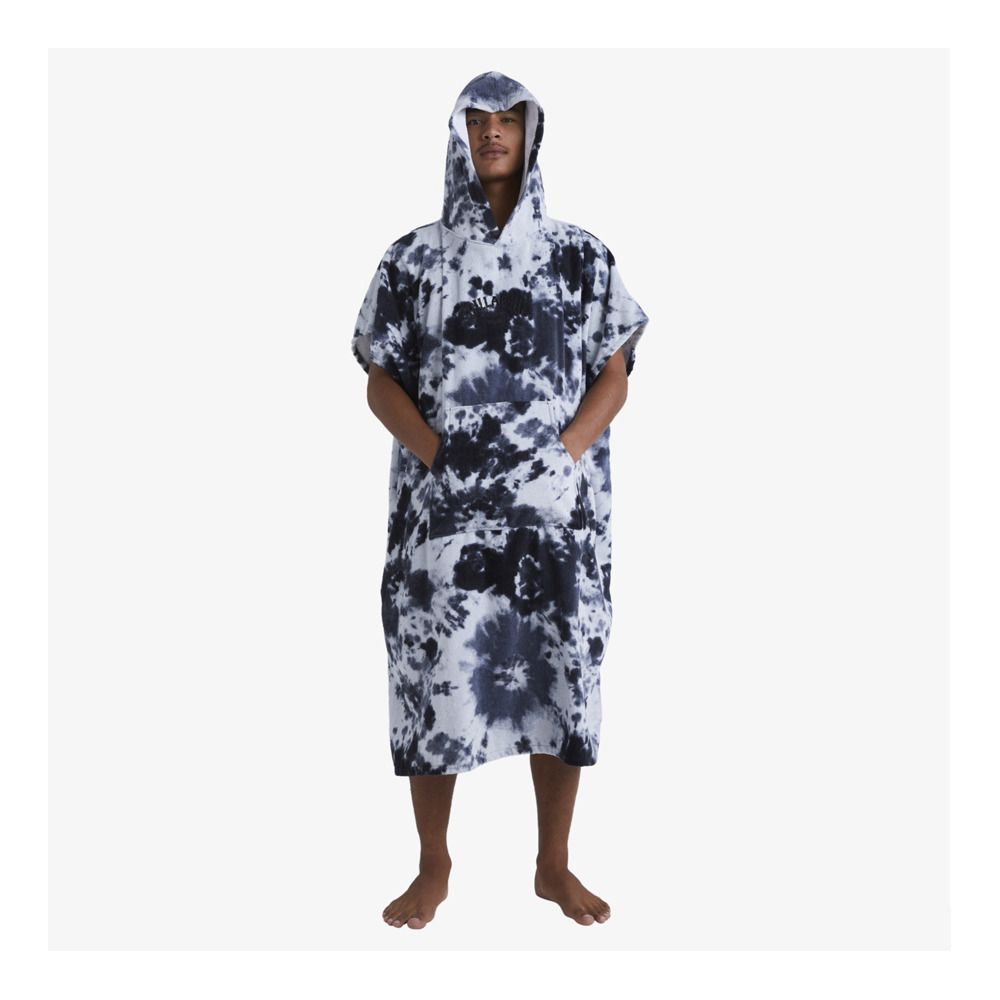 Billabong HOODED - Poncho Homme pro tie dye