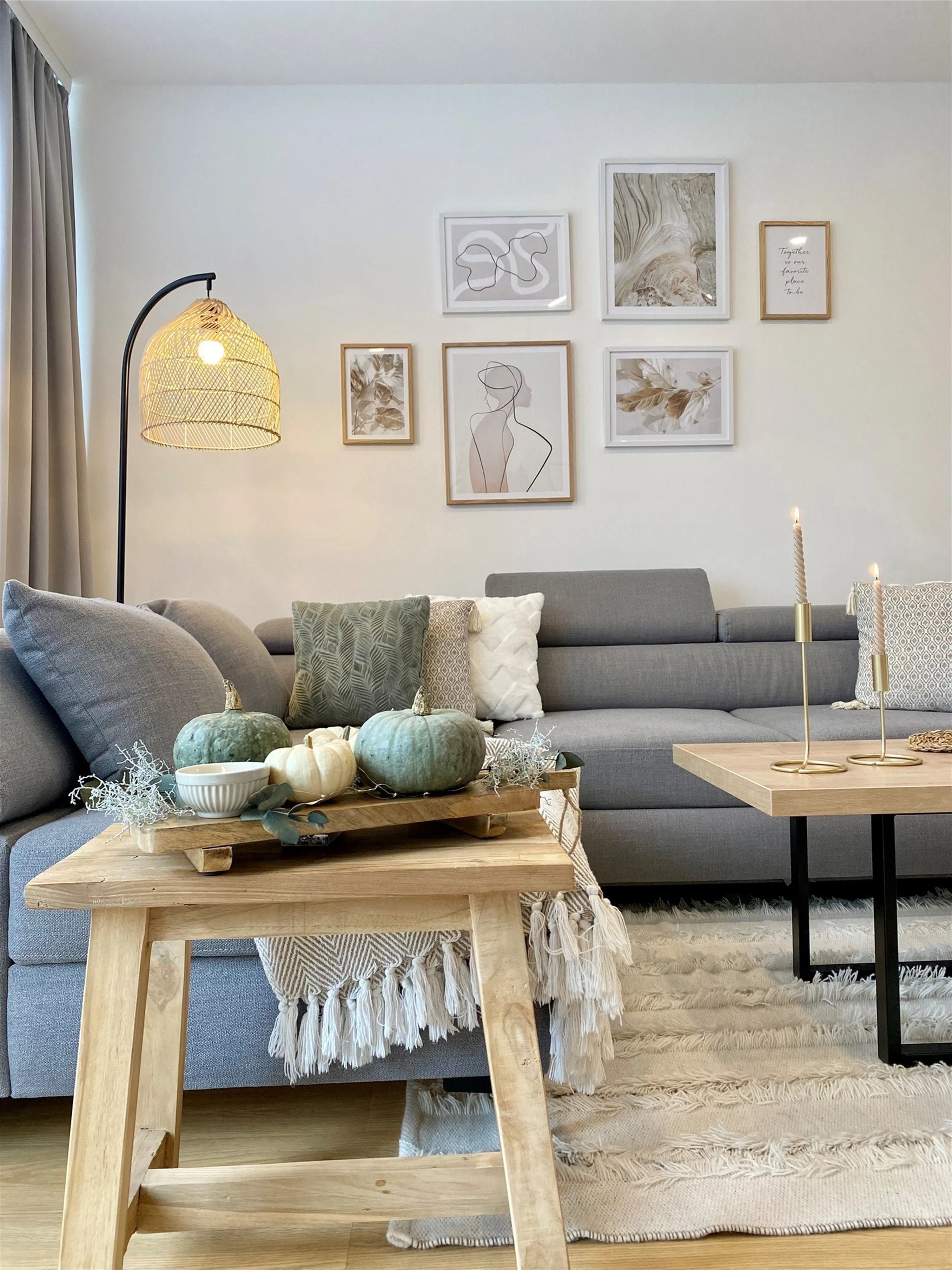 Staande lamp BERNICA Rotan Natuurlijk
