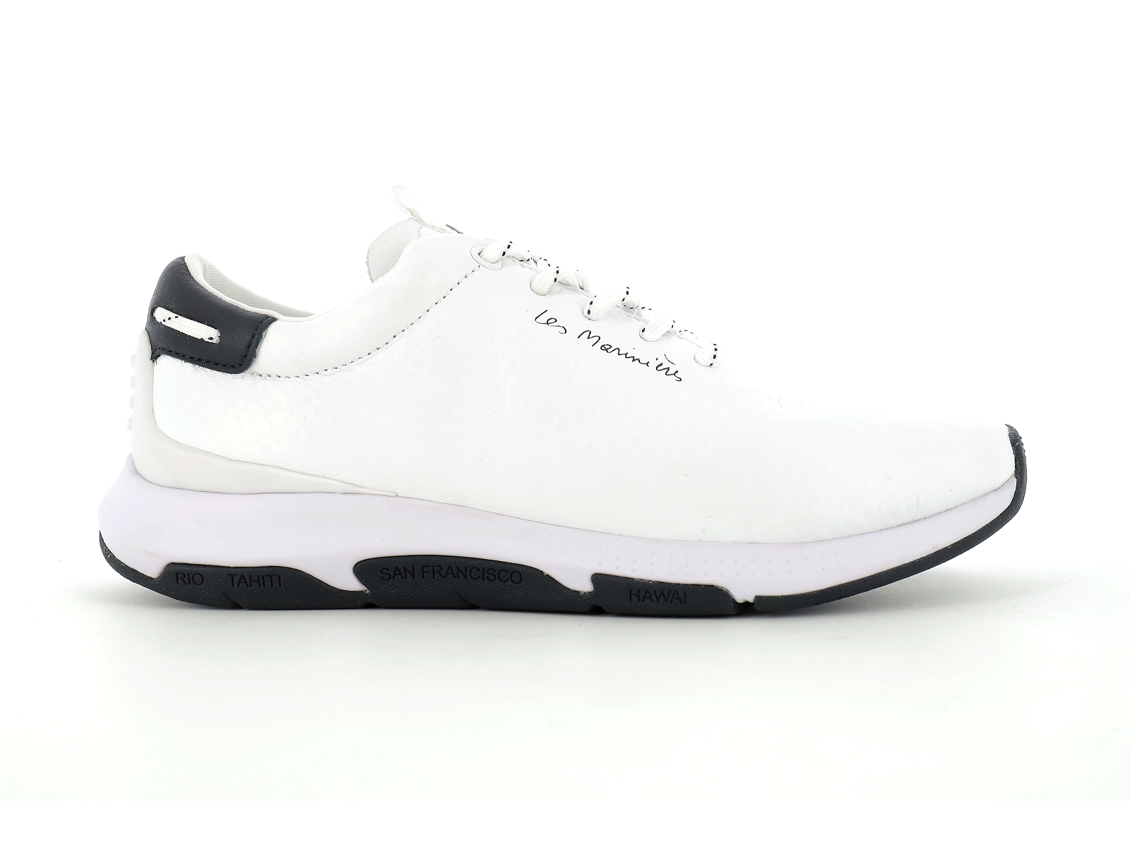 Tbs-JAZZRUN Cuir Blanc