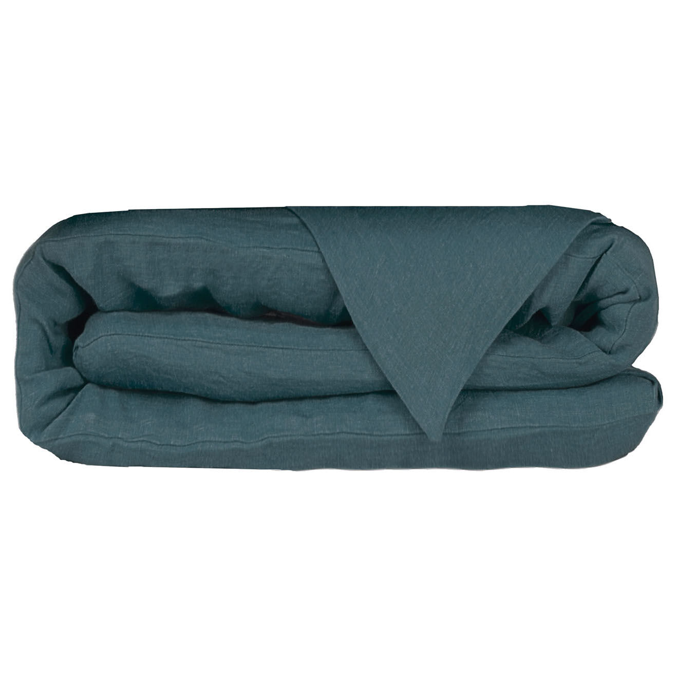 Febronie Home Housse de couette 100% Lin Hortense bleu de Prusse