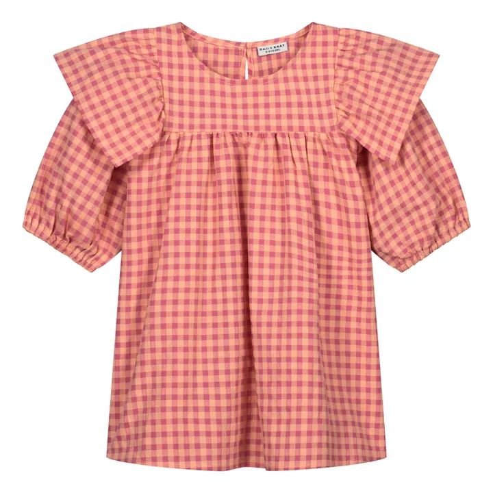 Daily Brat Blouse Gail Vichy | Rose pêche