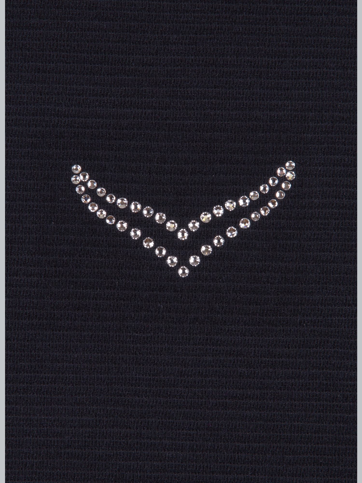 Jacke mit funkelnden Strass-Steinen Schwarz