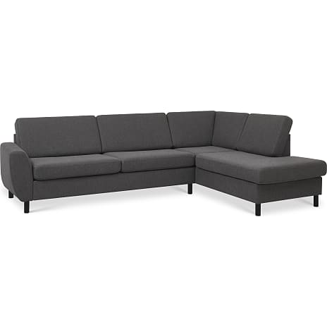 Madrid Nordic højrevendt open-end sofa - antracit