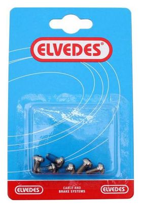 Lot de 6 Vis de Fixation Elvedes Torx Head Titanium