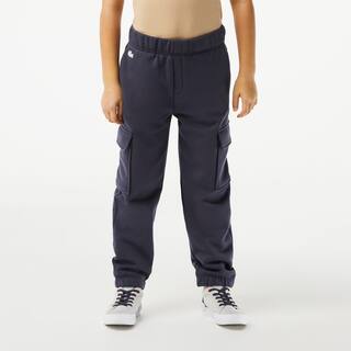Pantalon de survêtement garçon Lacoste en coton biologique Pantalons & Shorts - Bleu - Lacoste - Garçon