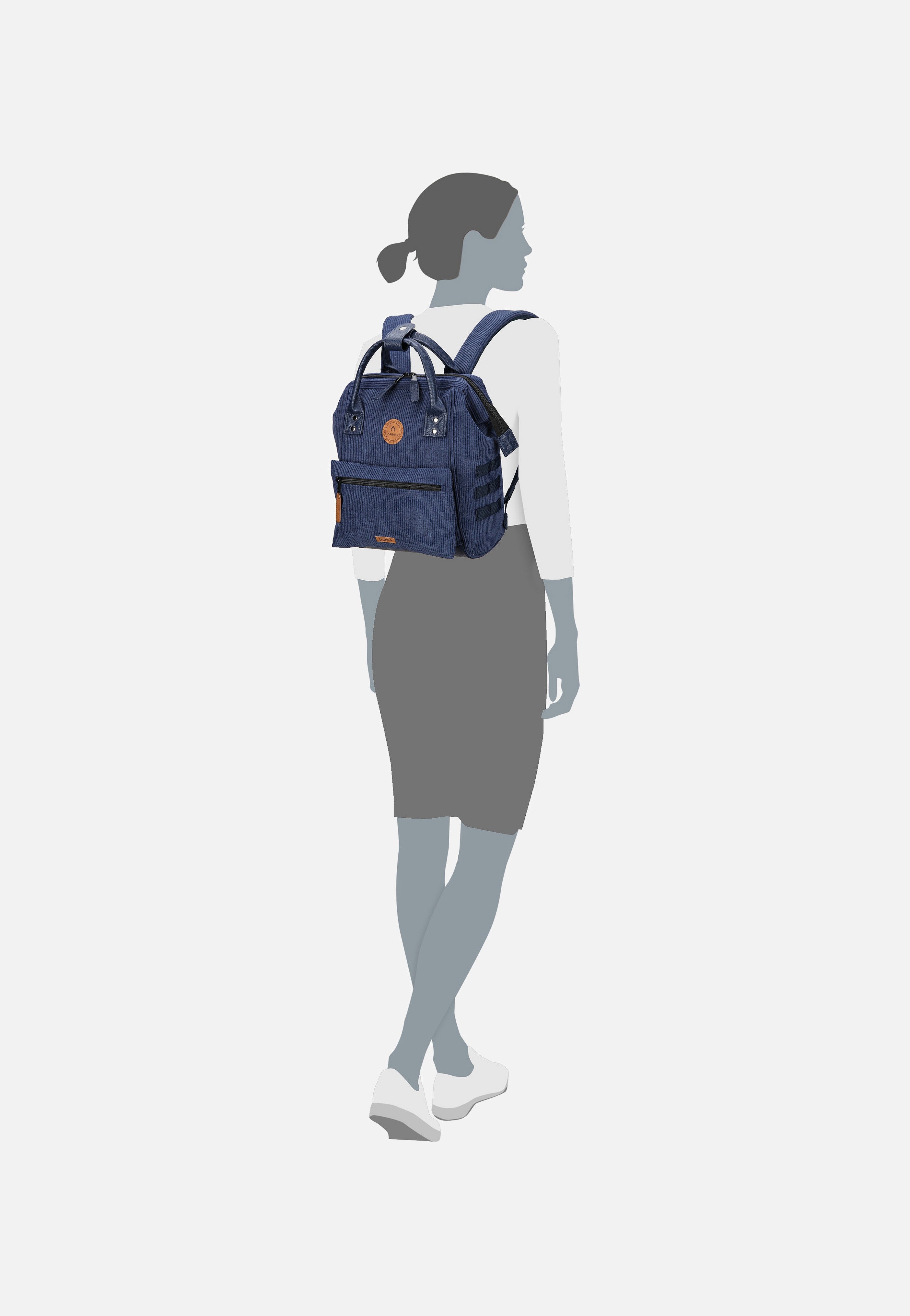 Adventurer Recycled Velvet Small Indianapolis - Rucksack